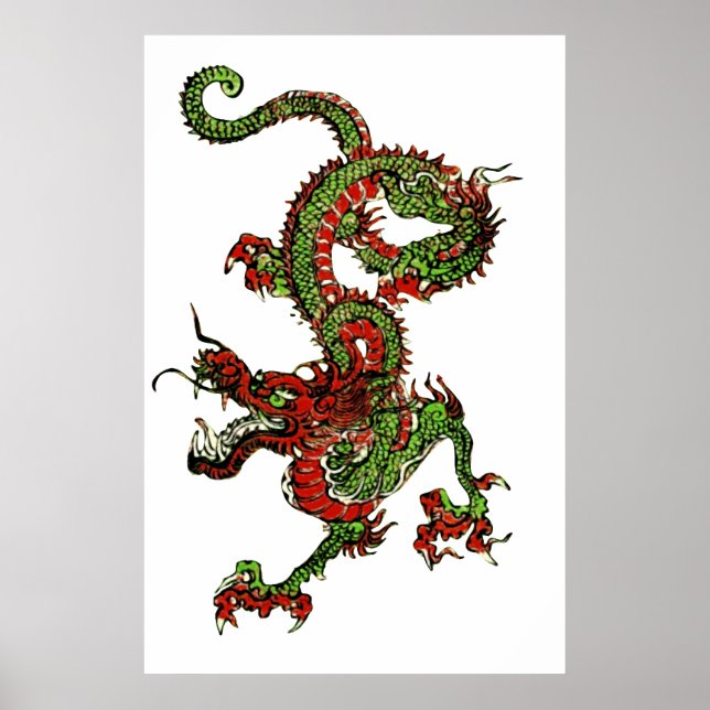 Chinese Dragon Poster (Front)