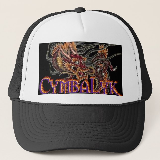 Chinese Dragon Purple CymbaLyk Logo Hat (Front)