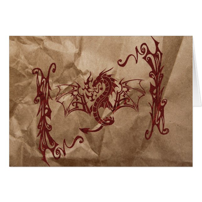 Chinese Dragon, Red Dragon, Fantasy, Mythology (Front Horizontal)