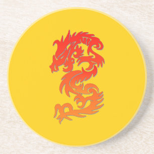 Chinese Dragon Sandstone Coaster