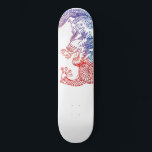 Chinese Dragon Skateboard<br><div class="desc">Bold Asian Art dragon skateboard</div>