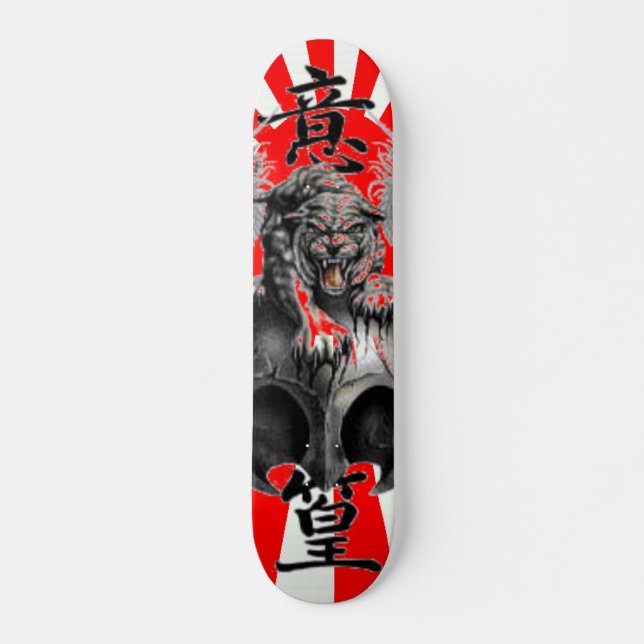 Chinese Dragon Skateboard - Customised (Front)