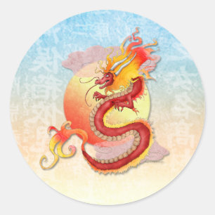 Chinese Dragon Stickers