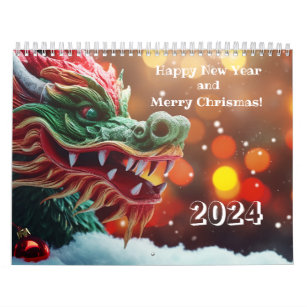 chinese dragon symbol 2024 calendar