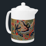 Chinese Dragon Symbol Antique Asian<br><div class="desc">This early Qing Dynasty running dragon beauty was found in an antique store -- the vintage dragon image is based on a piece of early Chinese tapestry. The Chinese dragon tapestry was created in silk brocade. The vintage dragon has four claws, and is running across the page. The dragon is...</div>