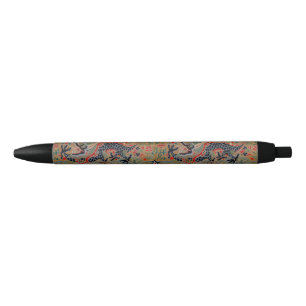 Chinese Dragon Symbol Antique Asian Black Ink Pen