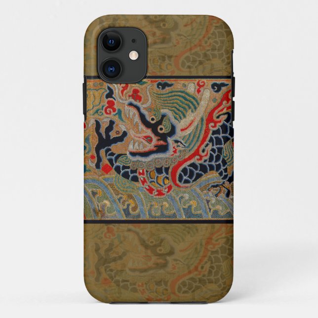 Chinese Dragon Symbol Antique Asian Case-Mate iPhone Case (Back)