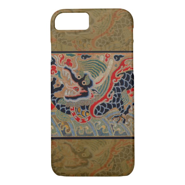 Chinese Dragon Symbol Antique Asian Case-Mate iPhone Case (Back)
