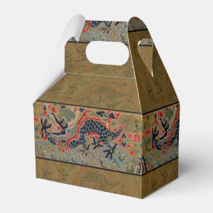 Chinese Dragon Symbol Antique Asian Favour Box