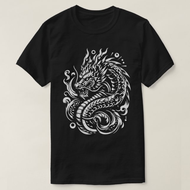 Chinese dragon tattoo T-Shirt (Design Front)