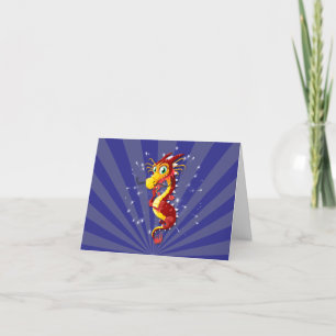 Chinese Dragon Thank You Card