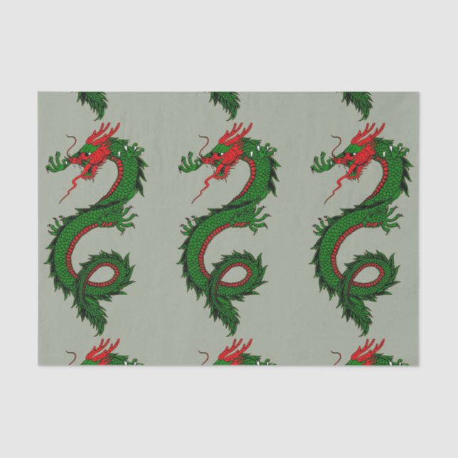 Chinese dragon tissue paper (Front)