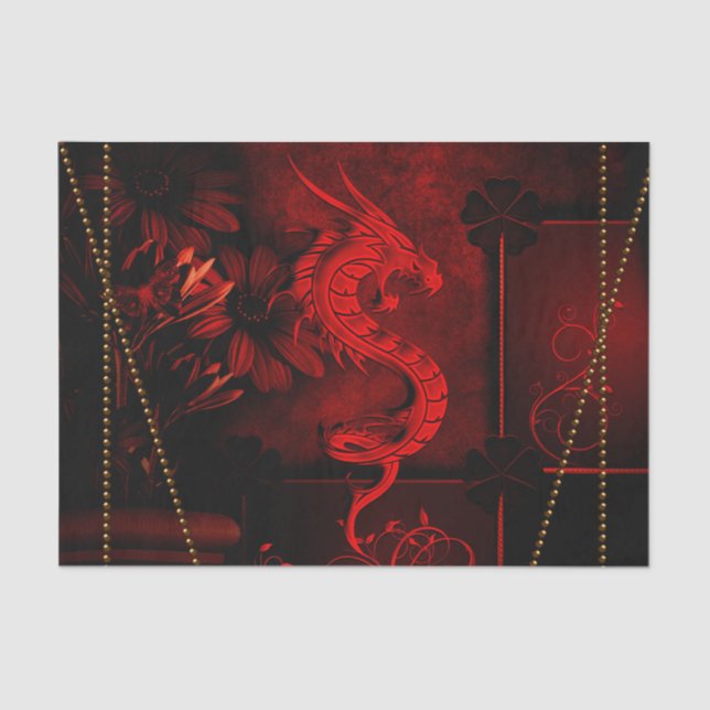 Chinese dragon tissue paper (Front)