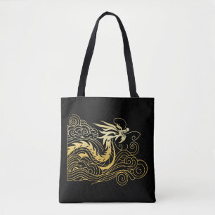 Chinese Dragon Tote Bag