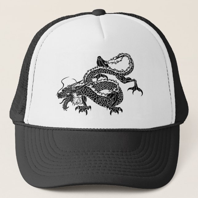 Chinese Dragon Trucker Hat (Front)