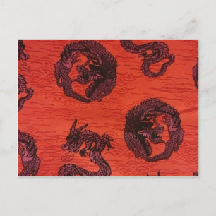 Chinese Dragons Postcard
