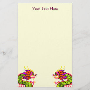 Chinese Dragons Stationery