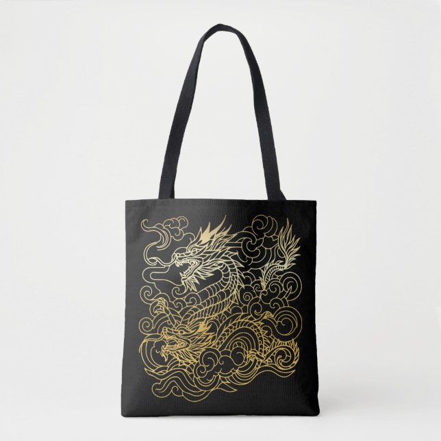 Chinese Dragons Tote Bag (Front)