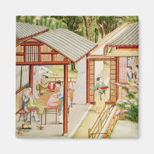 Chinese dressmaker's shop magnet