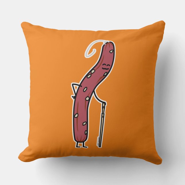 Chinese dry sausage aged fat Cantonese Lap Cheong Cushion (Front)