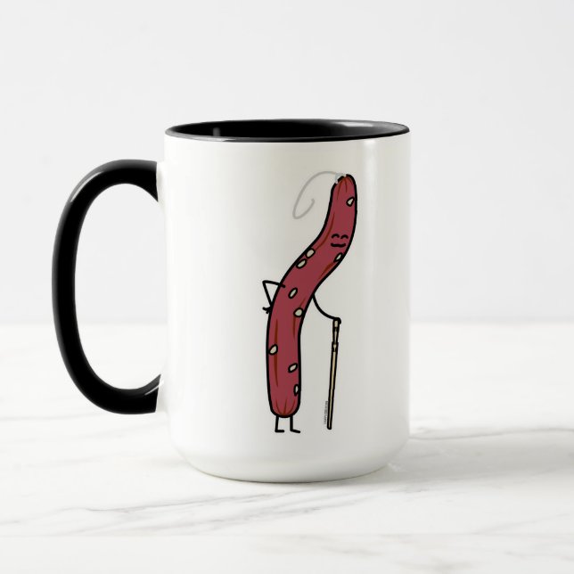 Chinese dry sausage aged fat Cantonese Lap Cheong Mug (Left)