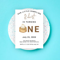 Chinese dumpling 1st Birthday Party 