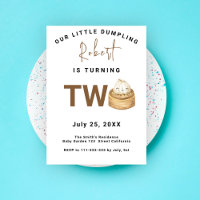 Chinese dumpling Birthday Party 