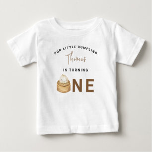 Chinese dumpling birthday party thank you baby T-Shirt