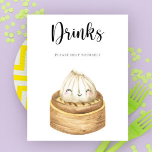 Chinese dumpling - Drinks help yourself Poster