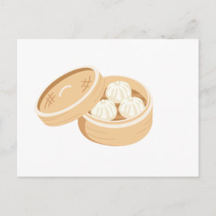 Chinese Dumplings Postcard