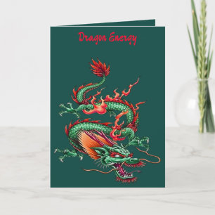 Chinese Eastern Green Dragon Mythical Creature   Card