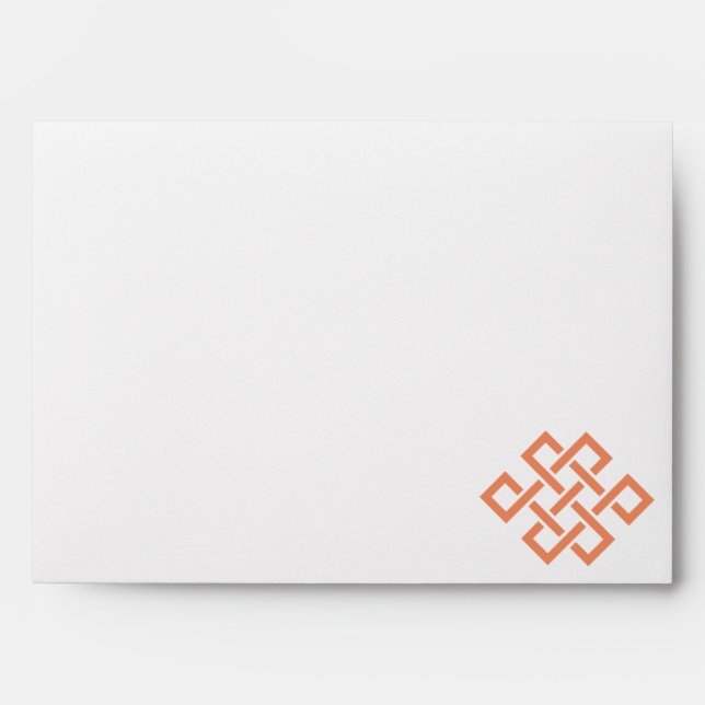 Chinese Elegance in Coral Envelopes (Front)