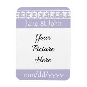 Chinese Elegance in Lavender Save-the-Date Magnet