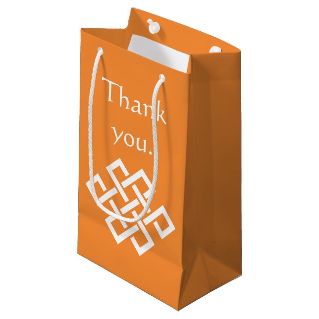 Chinese Elegance in Orange Gift Bag (Front Angled)