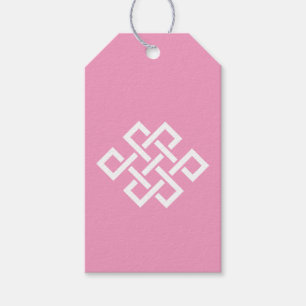 Chinese Elegance in Petal Pink Gift Tag