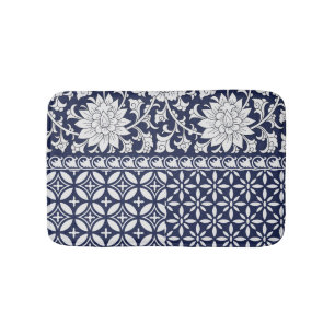 Chinese Elegance: Seamless Ornament Bath Mat