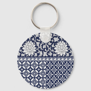 Chinese Elegance: Seamless Ornament Key Ring