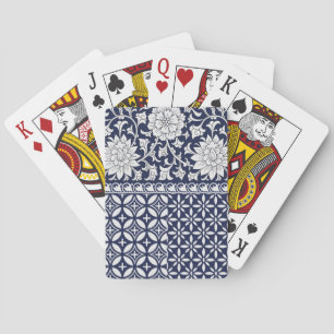 Chinese Elegance: Seamless Ornament Playing Cards