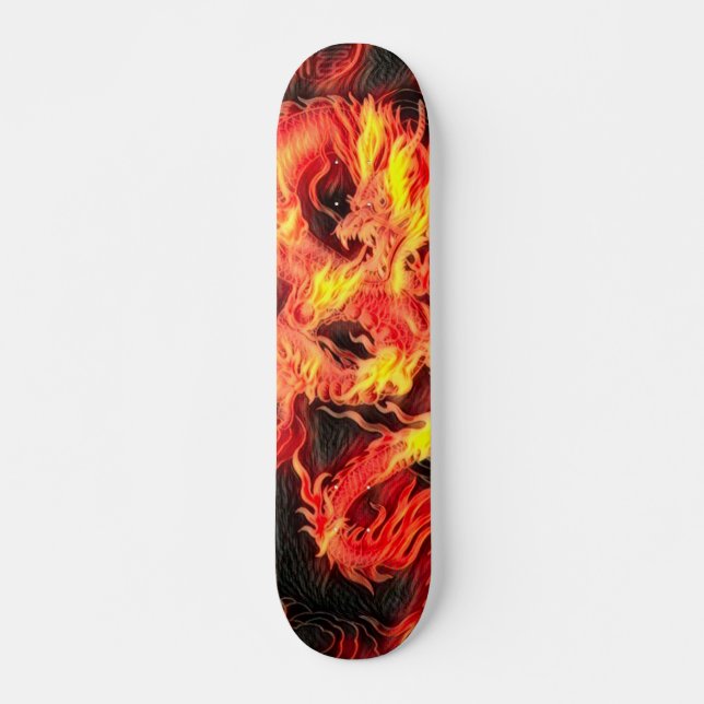 Chinese Emperor Dragon Element Custom Pro Board Skateboard (Front)
