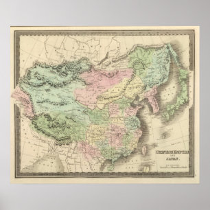 Chinese Empire and Japan Poster