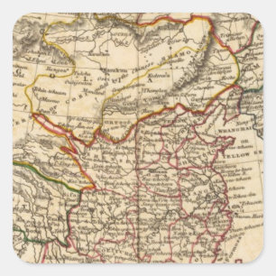 Chinese Empire Square Sticker