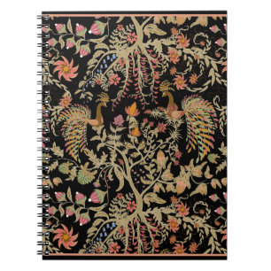 Chinese Fairy Floral Birds Pattern Notebook