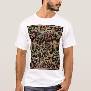 Chinese Fairy Floral Birds Pattern T-Shirt