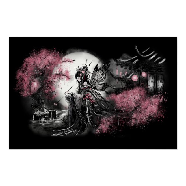 Chinese Fairy Illustration Poster (Front)