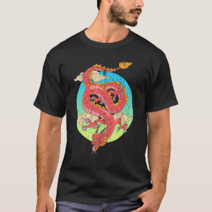 Chinese Fantasy Dragon Mysthical Creature Asia Dra T-Shirt