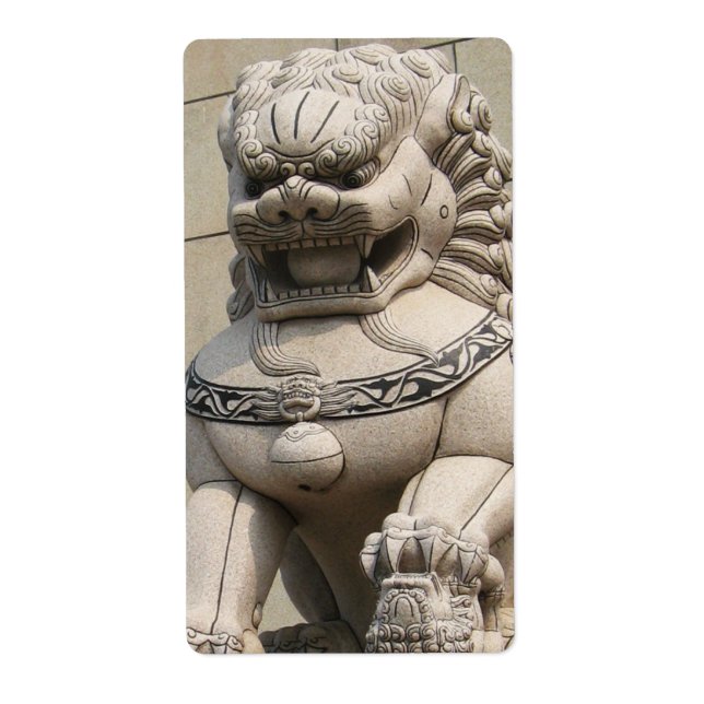 Chinese Female Guardian Lion Foo Dog 石獅 (Front)