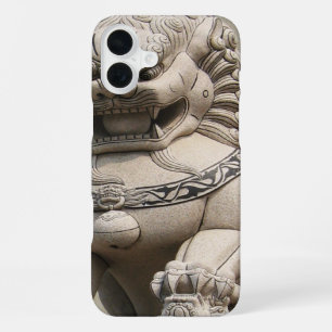 Chinese Female Guardian Lion Foo Dog 石獅 iPhone 16 Plus Case