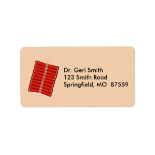 Chinese Firecrackers Label