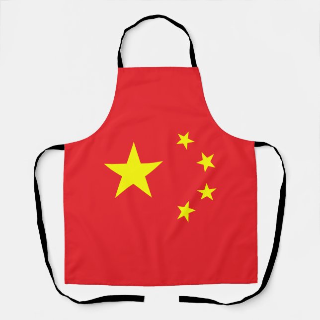 Chinese Flag Apron (Front)