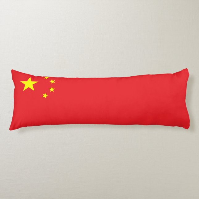 Chinese Flag Body Cushion (Front)
